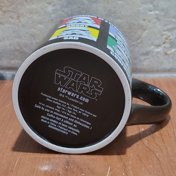 VTG Star Wars Coffee Mug Expressions of a Stormtrooper 14 oz - Picture 6 of 10